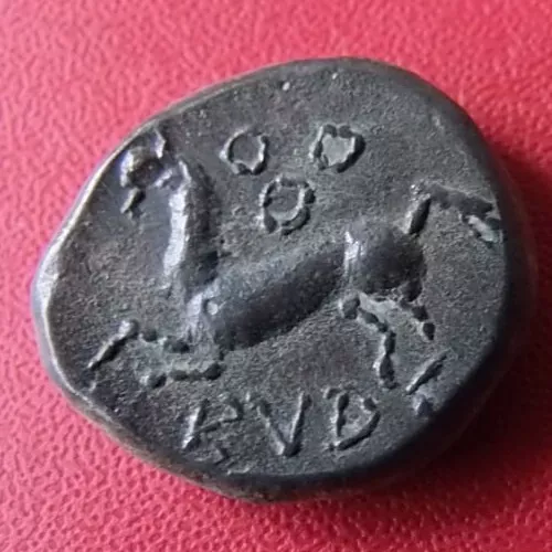 M66-Celtic Gaul BITURIGES CUBES Region de Bourges Bronze ABVDOS