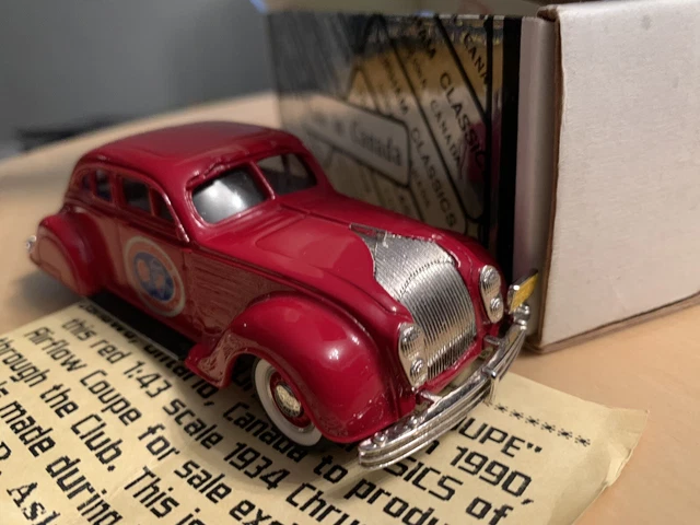 Miniature Durham Classics 1/43 – Chrysler Airflow 1934 – 2 Portes Coupé Silver