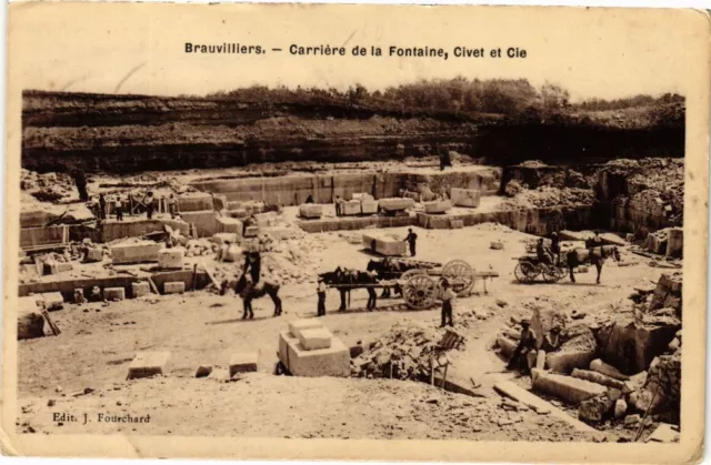 CPA Brauvilliers-Carriére de la Fontaine-Civet et Cie (232623)