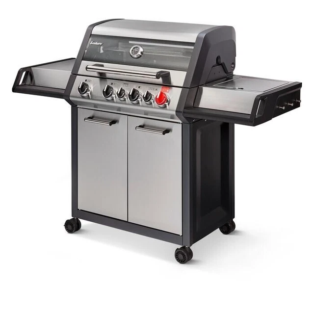 Enders Gasgrill Monroe Pro 4 SIK Turbo Zone Seitenkocher Edelstahl BBQ NEU/OVP