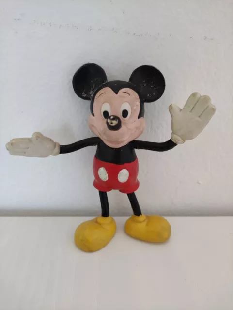 Disney Mickey Mouse Applause 5" Flexible Figura Juguete Muñeco (1990s)