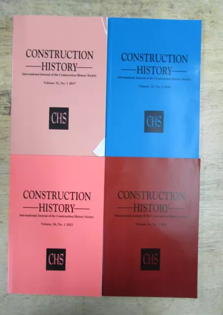 4 Volumes Of Construction History Books ** £3.25 Uk Post ** Paperback