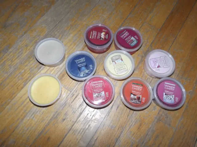 Lot of 10 Yankee Candle Scenterpiece Easy Meltcups (see list in discription)