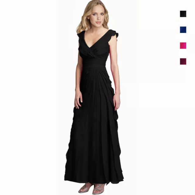 Elegant Fashion Full Length Tiered Formal Evening Party Dress Ball Gown ed8569