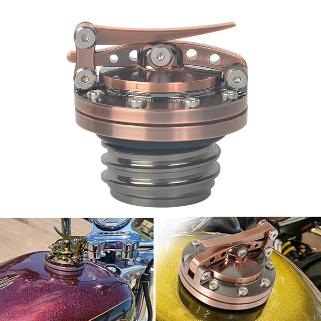 Bronze Fuel Tank Cover Gas Oil Cap For Harley Touring Sportster 1996-2022