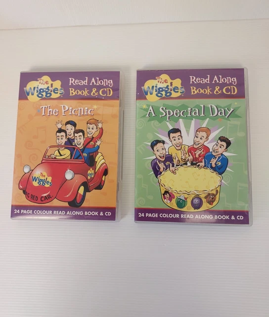 THE WIGGLES READ Along Book & CD Bundle of 2 - THE PICNIC & A SPECIAL ...