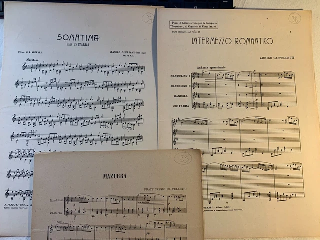 SPARTITI MUSICALI VINTAGE Per Pianoforte E Tastiere Lotto 95 Pezzi Ediz. Ricordi EUR 142,50 - Foto 9