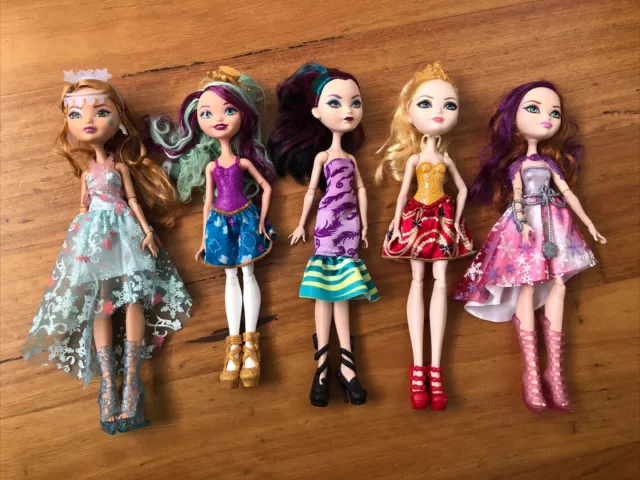 5 x Mattel 2014 - Ever After High Dolls GIRLS