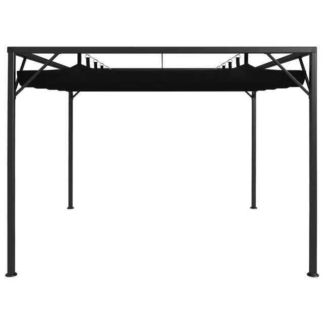 Gartenpavillon mit ausziehbarem Dach 3Ã—3 m Anthrazit 3