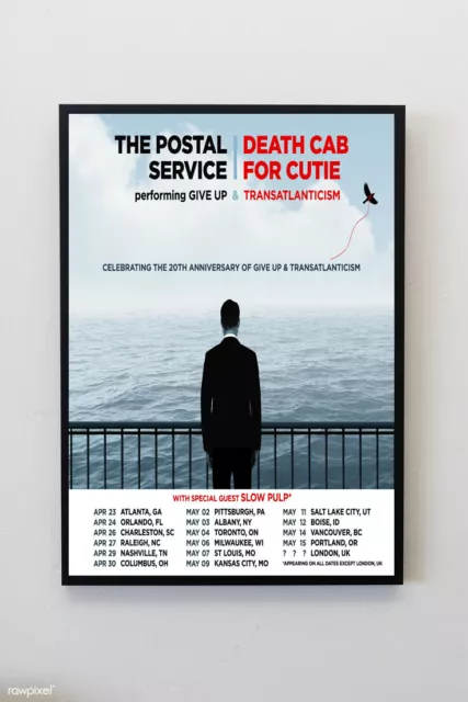 The Postal Service & Death Cab For Cutie 2024 Tour poster