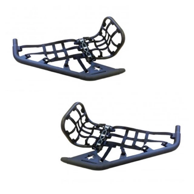 Lonestar Racing LSR Dc-pro Black Mx Nerf Bars & Heel Guards Polaris Outlaw 450