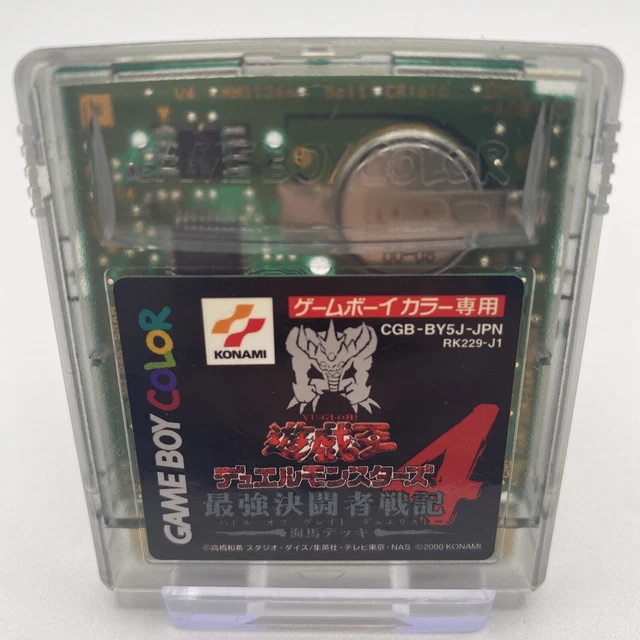 Genuine Yu Gi Oh! Duel Monsters 4 Nintendo Gameboy Color NTSC-J Japanese
