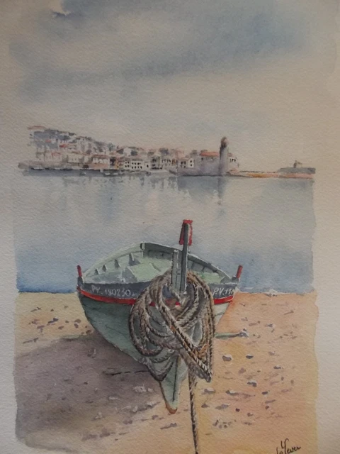 CPA Dessin Aquarelle Signée Melchior JAUBERT Peintre GLACIER de la