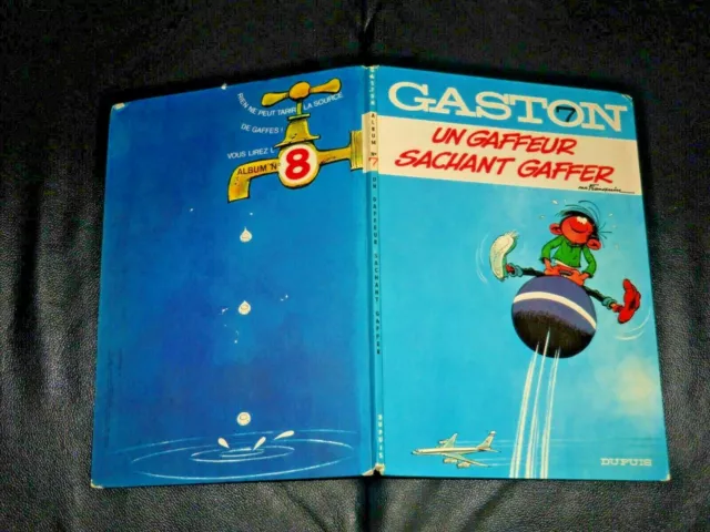 Gaston Lagaffe / Un Gaffeur Sachant Gaffer / Edition Originale 1969 Dos Rond