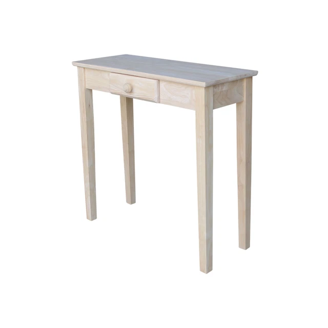 TRADITIONAL WOODEN SOFA Hallway Table w/ Drawer Slim Display Storage