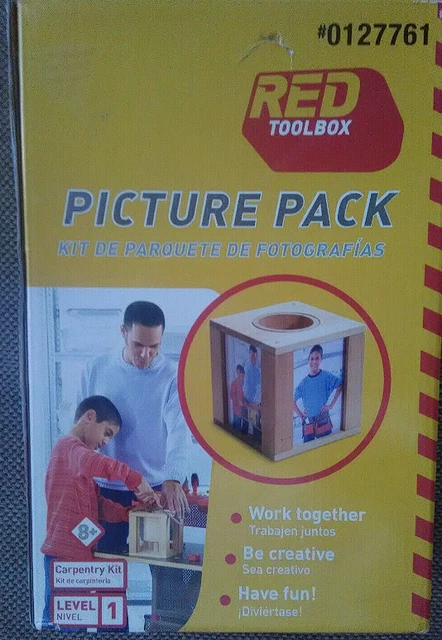 "Paquete de imágenes"" caja de herramientas roja usada - nuevo en paquete - #0127761