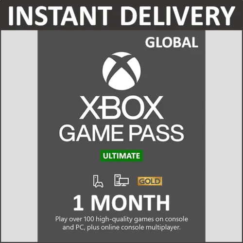 Xbox Ultimate Game Pass 1 Month Digital Code INSTANT DELIVERY with Live Gold