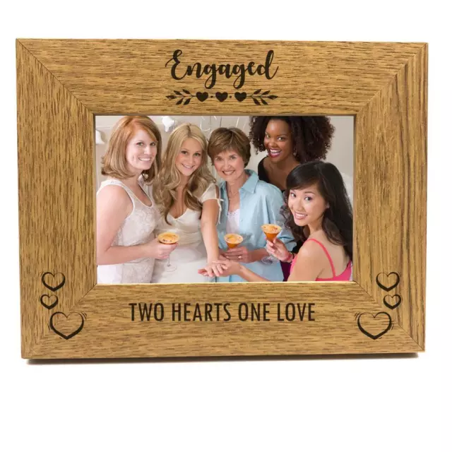 Sentiment Photo Frame Engaged Gift Idea FW381