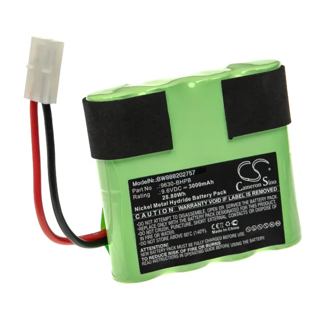 Batterie pour Water Tech Pool Blaster Max CG (NiMH; 3000mAh; 9,6V)