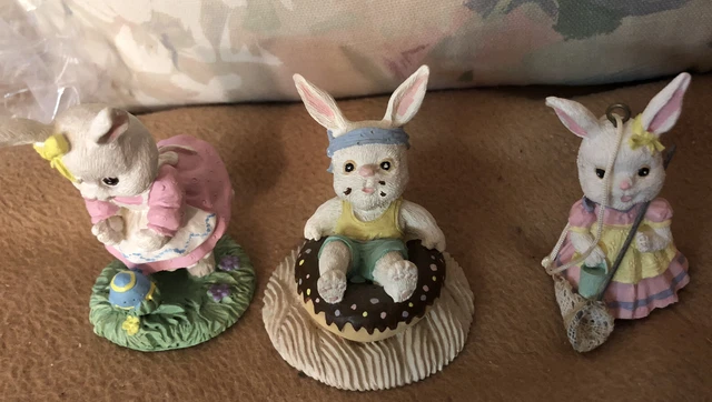 Rabbit Bunny Figures 1990s Potpourri Press Numbered