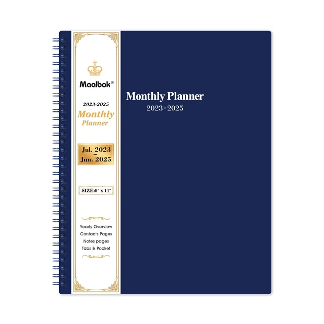 MONTHLY PLANNER 20232025 Monthly Calendar 20232025 with TwoSi