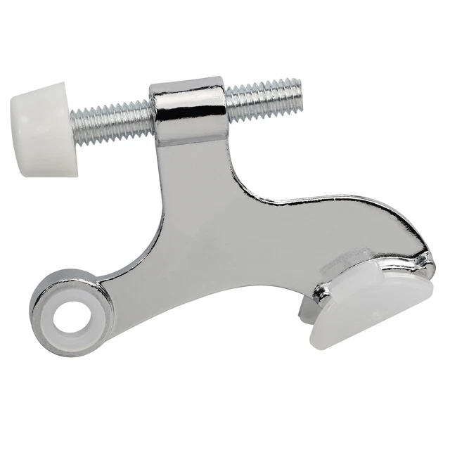 Rok Hardware Heavy Duty Hinge Pin Door Stop, Chrome