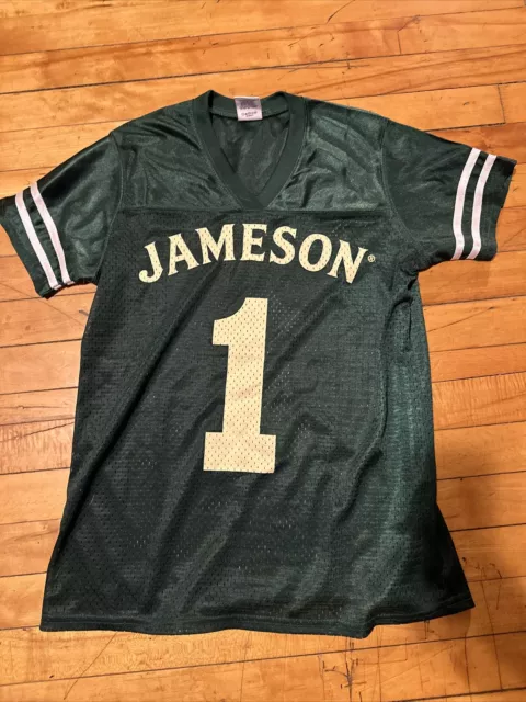 Jameson Irish Whiskey Football Jersey Ladies Size Medium Free Ship USA