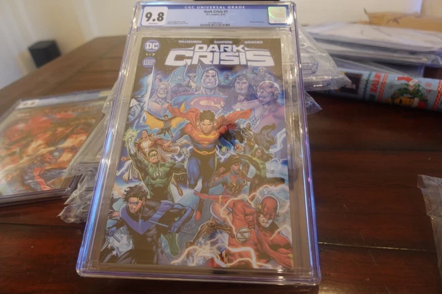 DARK CRISIS #1 REGULAR COVER CGC GRADE 9.8 NM/MINT Justice League Batman