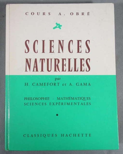 Scences naturelles A. Obré classe de 4ème / lvre scolare SPECMEN / géologe | eBay