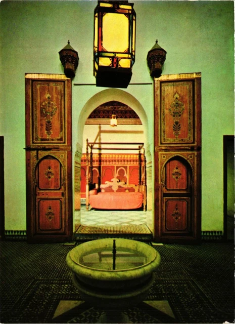 CPM Marrakesh- Le Palais El Bahia la chambre de la favorite MAROC (880479)