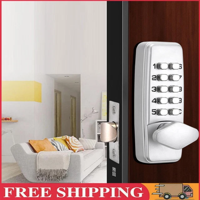 Metal Door Code Lock Sturdy Waterproof Password Code Number Lock for Home Office
