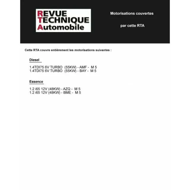 Revue Technique Automobile 683.1 Volkswagen Polo depuis 01/2002 Essence Diesel 2