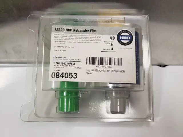 Genuine Fargo 084053 Retransfer Laminating Film Roll for HDP5000 ID Card Printer