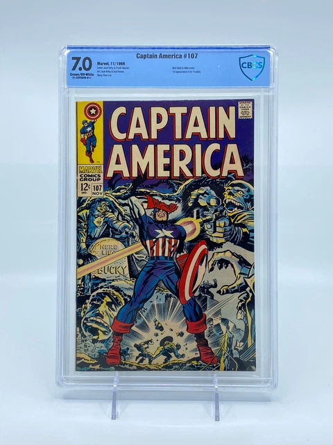 Captain America (1968) #107 CBCS 7.0 C/OW Pages 1st Appearance Doctor Faustus