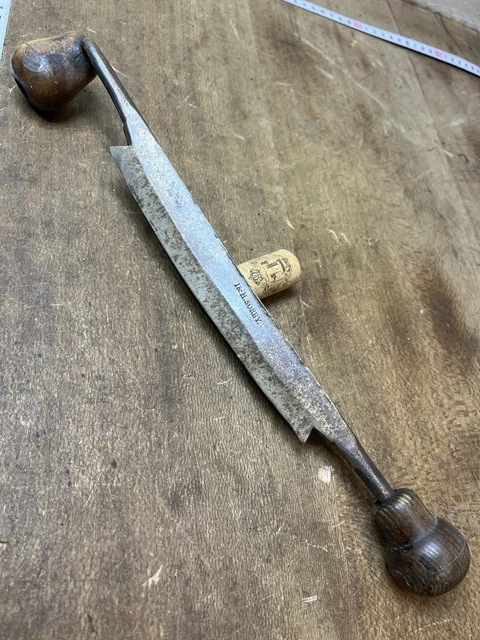 Rabot Ancien N°19 – Outil Menuisier Bois Darex, Charpentier Vintage