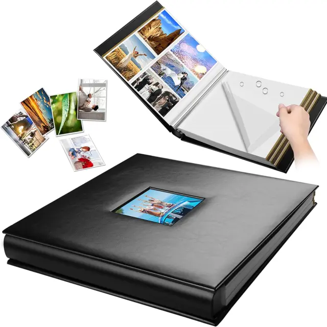 Photo Album 4x6 1000 Pockets Photos Extra Large Capacity Family Wedding  Picture Albums Holds 1000 Horizontal and Vertical Photos White 