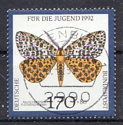 Germania DDR timbrato animale animali selvatici Farfalla ammiraglio INSETTO FARFALLA/24 