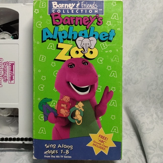 BARNEY BARNEYS Alphabet Zoo (VHS, 1994) Barney And Friends Collection
