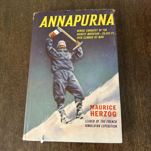 Annapurna By Maurice Herzog 1952 Hardcover Book