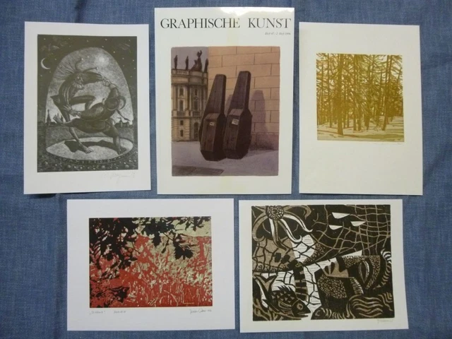 Graphische Kunst Heft 47 / 2. Heft 1996 Ausgabe C mit Originalgraphik-Beilagen V