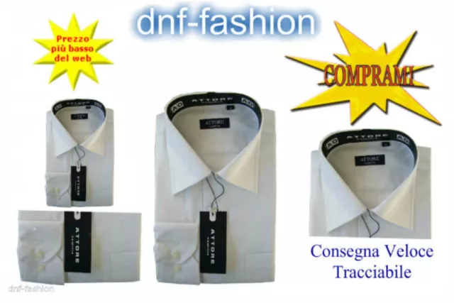 Camicia classica uomo Attore manica lunga collo classico art 056