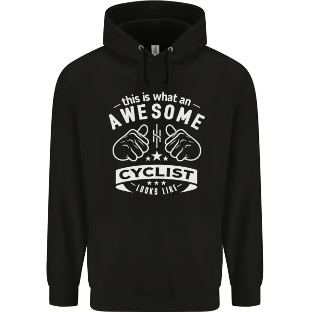 Awesome Cyclist Looks Like This Cycling Childrens Kids Hoodie