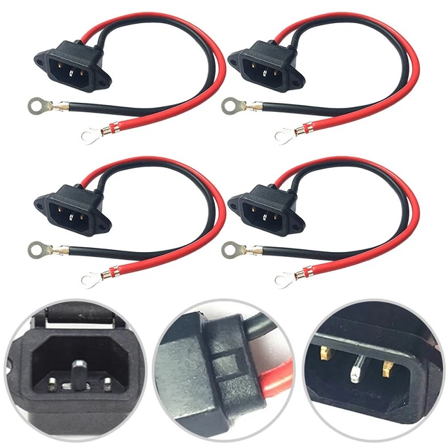 Square battery store connector