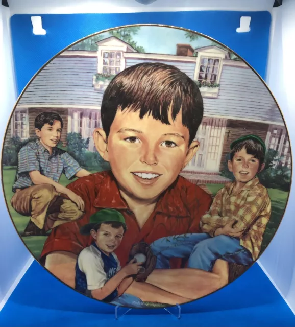 Jerry Mathers Leave It To Beaver Autographed Gartlan Plate Hand Signed Numbered