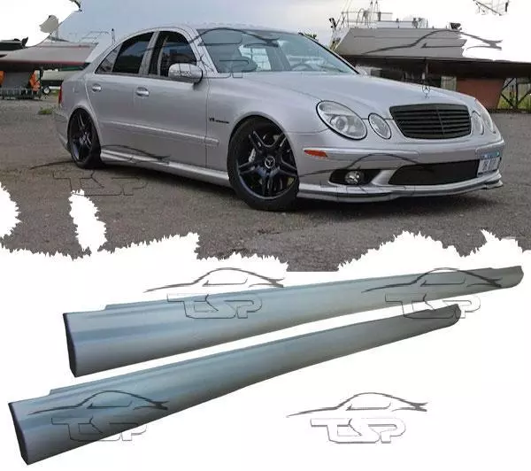 MERCEDES W211 AMG E63 Body Kit Side Skirts Bumper+PDC+TailPipes  Exhaust+Grille £1,109.85 - PicClick UK