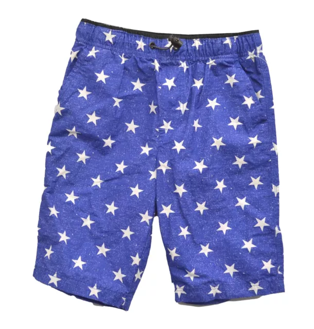 Univibe Boy Graphic-Print Blue Stars Swimming Shorts Dodge Medium W 26"x10"