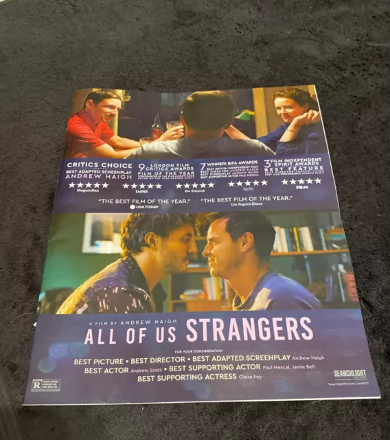 ALL OF US STRANGERS 2024 Oscar ad cast, Andrew Scott, Paul Mescal
