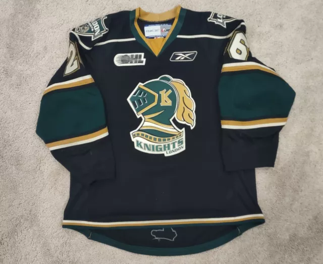 2013 14 London Knights OHL Michael Mike McCarron Game Worn Jersey COA Rookie