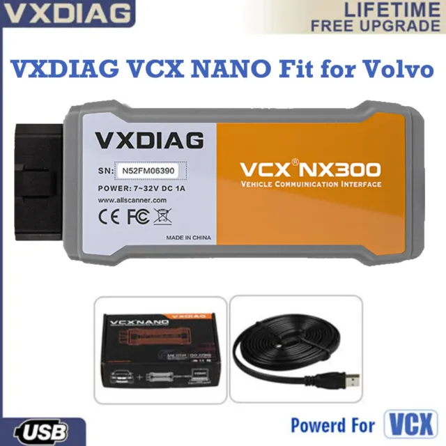 VXDIAG NX300 fit for VOLVO All Diagnosis System Key Coding J2534 Programming