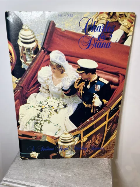 PRINCESS DIANA &B Prince Charles Royal Wedding Souvenir Vintage ...